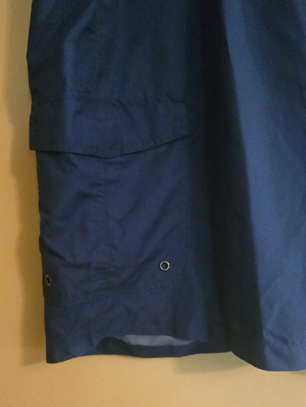 New St John's Bay Men's 3XLT Blue Swim Trunks‎ with Drawstring UPF 50+